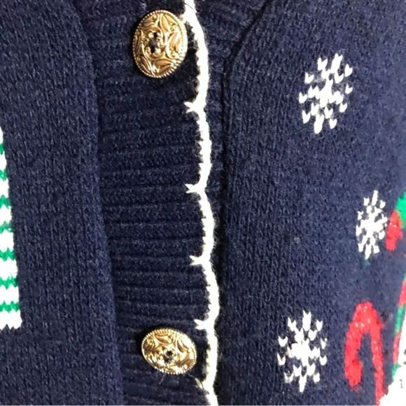 Nutcracker VTG "Ugly" Christmas Cardigan Size Large - Picture 11 of 11